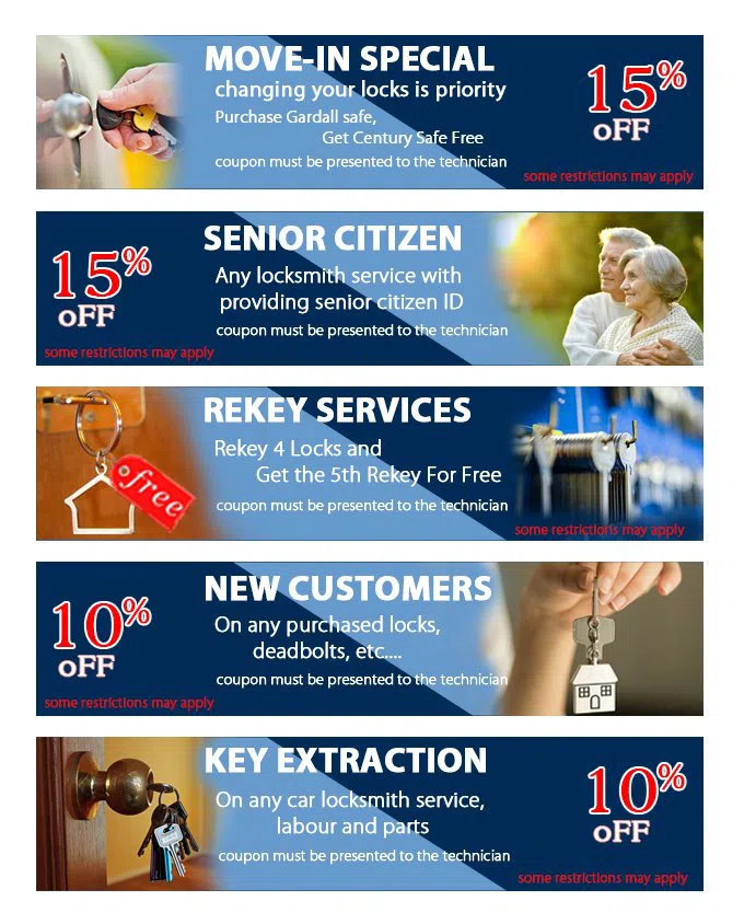 State Locksmith Services Van Nuys, CA 818-491-5045 - coupon20-set-five
